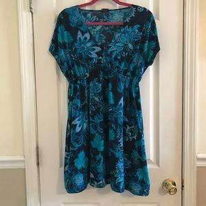 Floral dress (could be a top or swim suit cover)